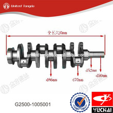 Yuchai gas engine crankshaft G2500-1005001 for YC4G